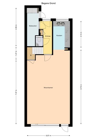 Floorplan - Zandsloot 7, 1721 HK Broek op Langedijk